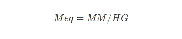 equvelant weight