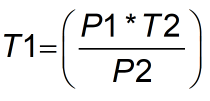 Intial Temperture (T1)